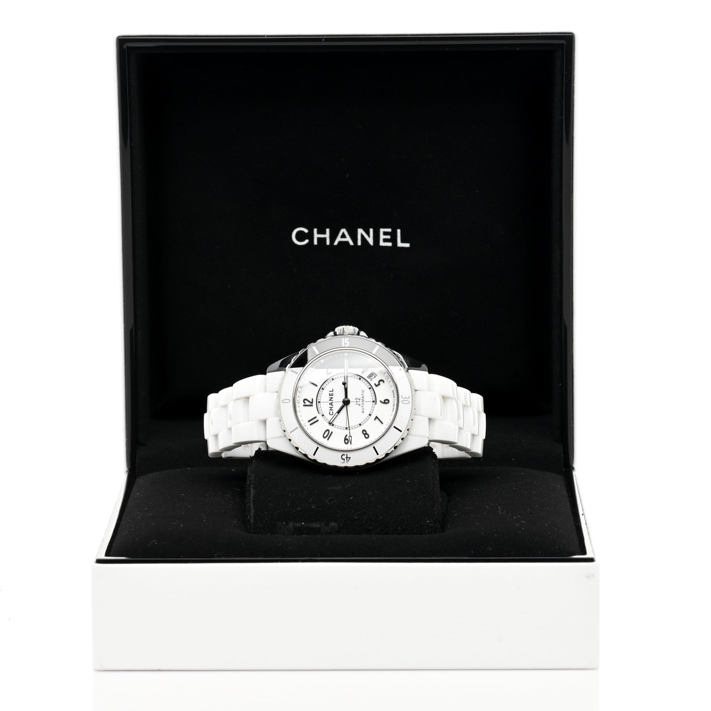 Stainless Steel Ceramic 38mm J12 Paradoxe Automatic Watch White