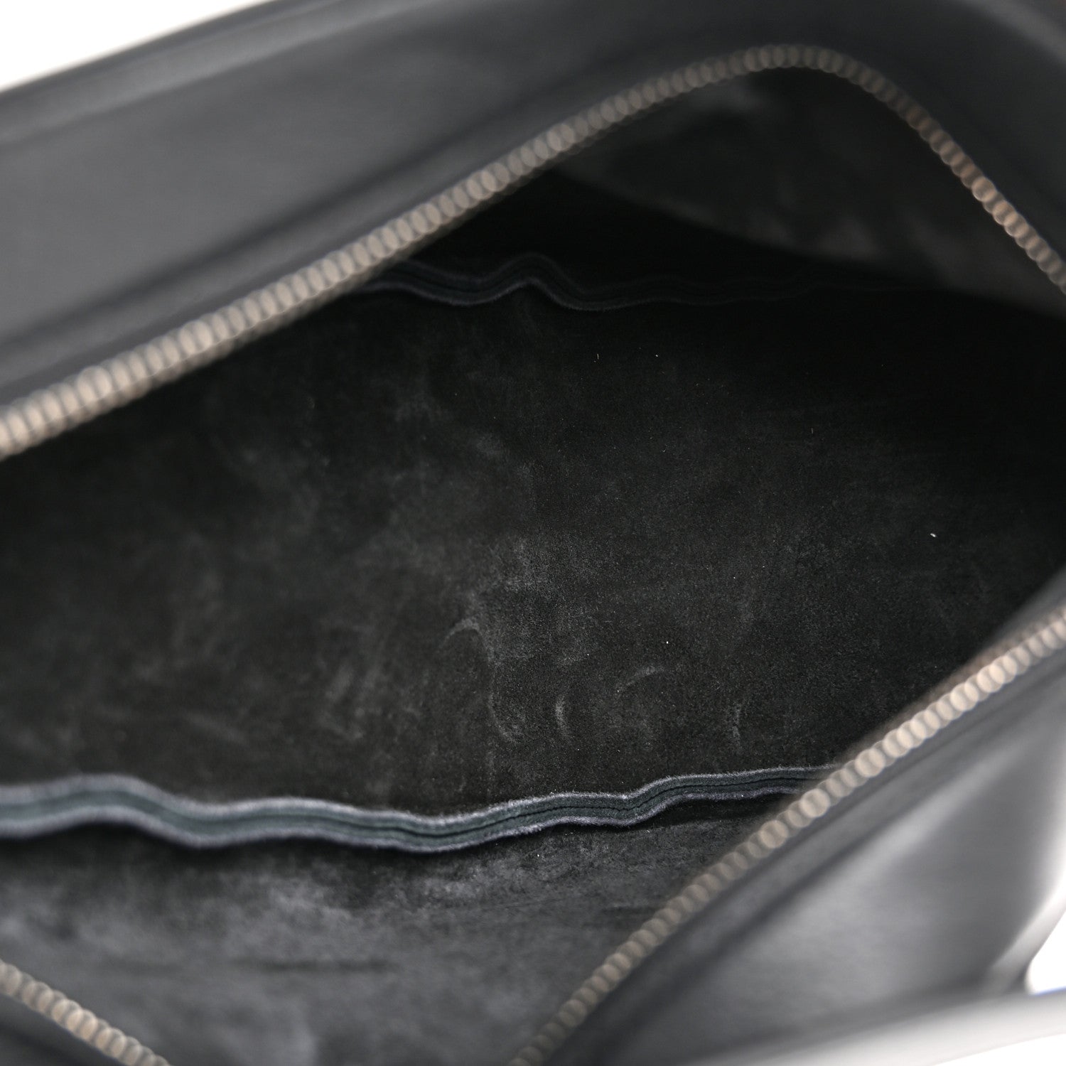 The Row Grained Calfskin Small Slouchy Banana Bag Black 5 of 9