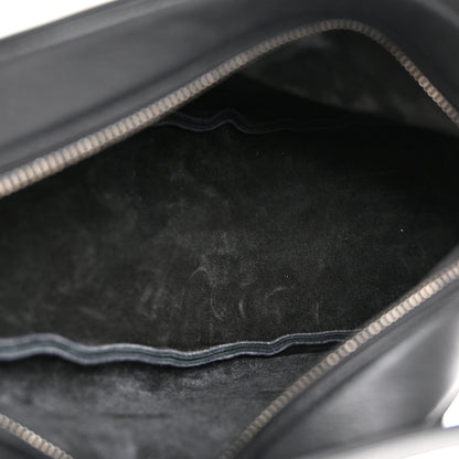 The Row Grained Calfskin Small Slouchy Banana Bag Black 5 of 9