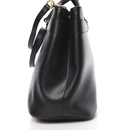 Gucci Textured Calfskin Large Bright Bit Tote Black 13 of 14