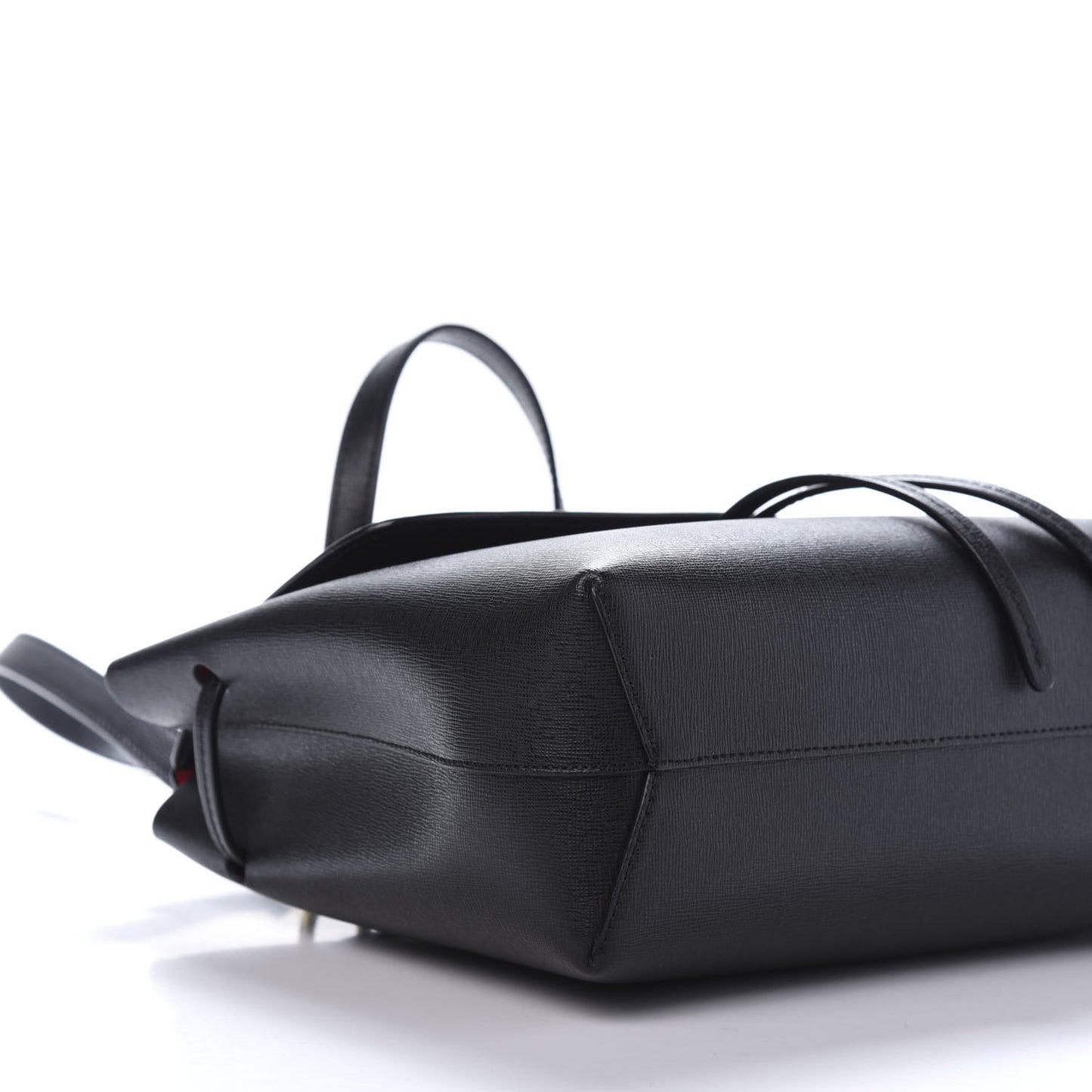 Saffiano Mini Lady Bag Black Flamma