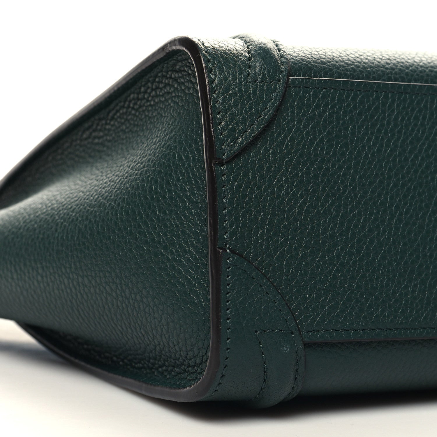 Celine Drummed Calfskin Nano Luggage Amazone 9 of 10