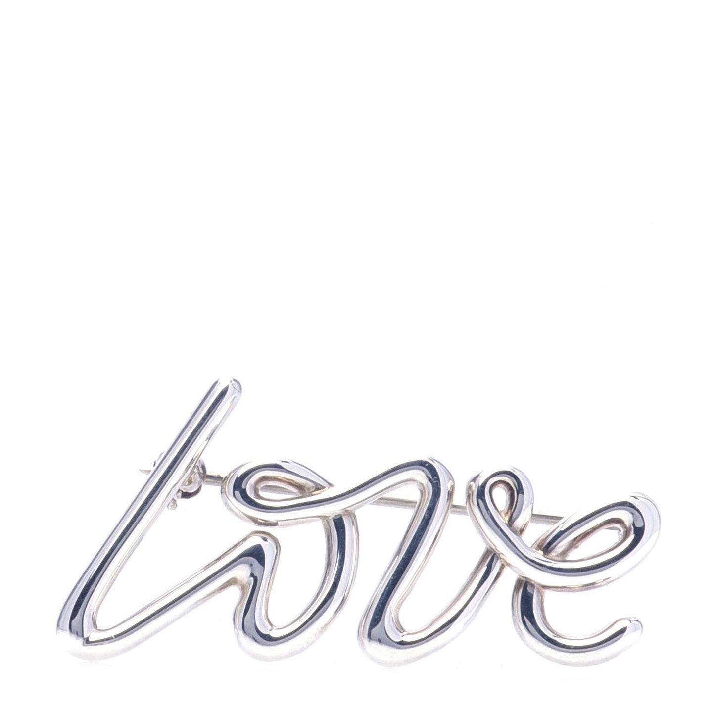 Sterling Silver Paloma's Graffiti Love Brooch