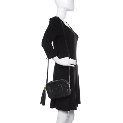 Gucci Pebbled Calfskin Small Soho Disco Bag Black 2 of 9
