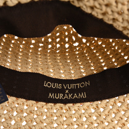 Louis Vuitton LV X TM Raffia Cerise Charms Woven Hat S Natural 7 of 8