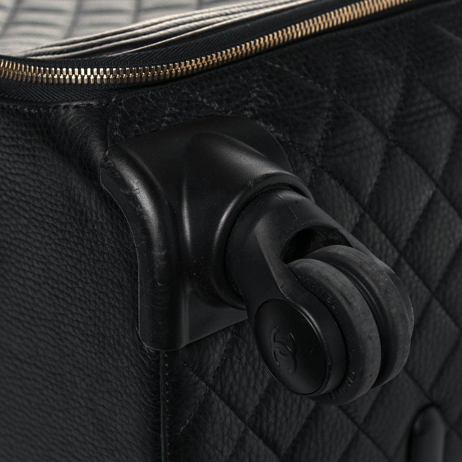 Chanel Calfskin Quilted Coco Case Trolley Black 9 of 18