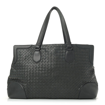 Bottega Veneta Nappa Intrecciato Large Top Handle Tote Grey 1 of 11