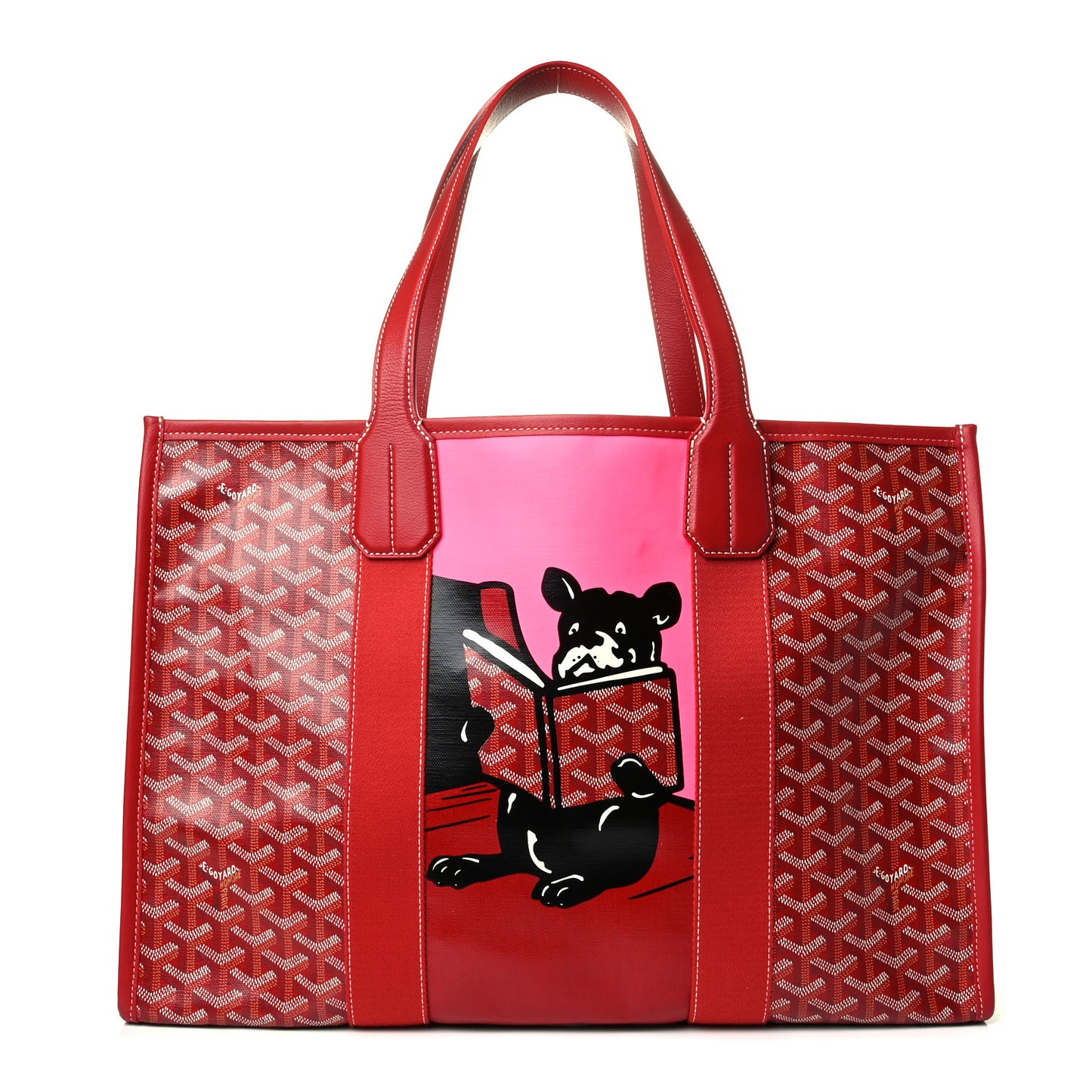 Goyardine Villette Tote Red