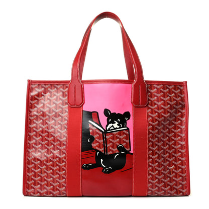 Goyard Goyardine Villette Tote Red 1 of 5