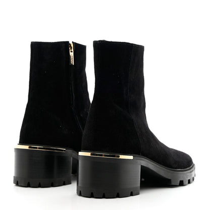 Jimmy Choo Suede Melodie Ankle Boots 40 Black 4 of 16