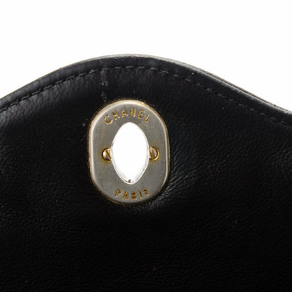 Chanel Lambskin Quilted Medium Double Flap Black 6 of 11