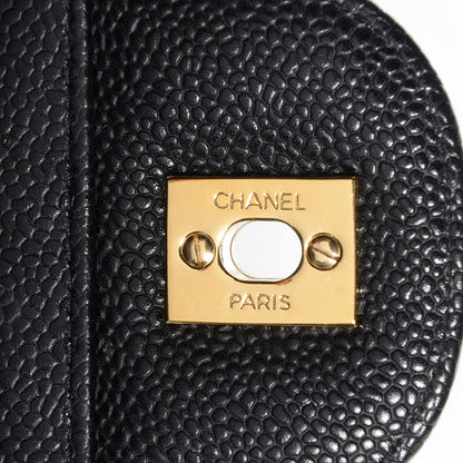 Chanel Caviar Jumbo Single Flap Black 6 of 8