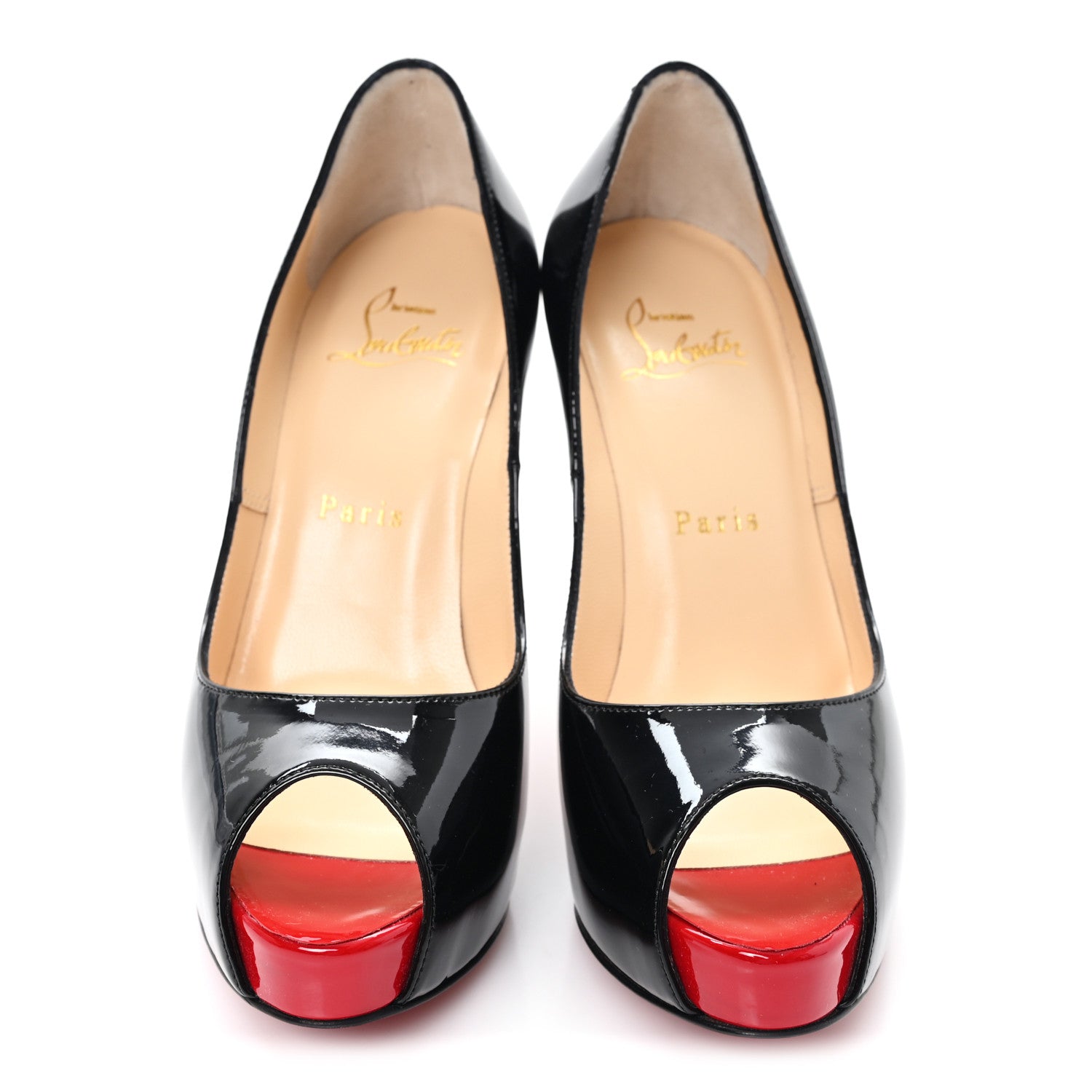 Christian Louboutin Patent New Very Prive 120mm Pumps 35.5 Black 3 of 9