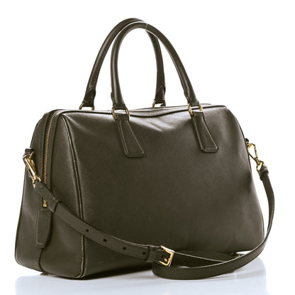Prada Saffiano Lux Bowler Militare 3 of 19