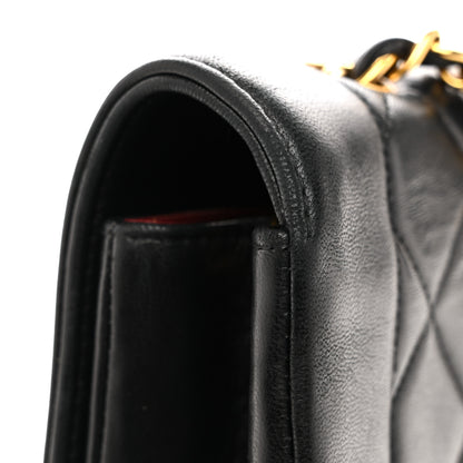 Chanel Lambskin Quilted Medium Single Flap Black 13 of 14