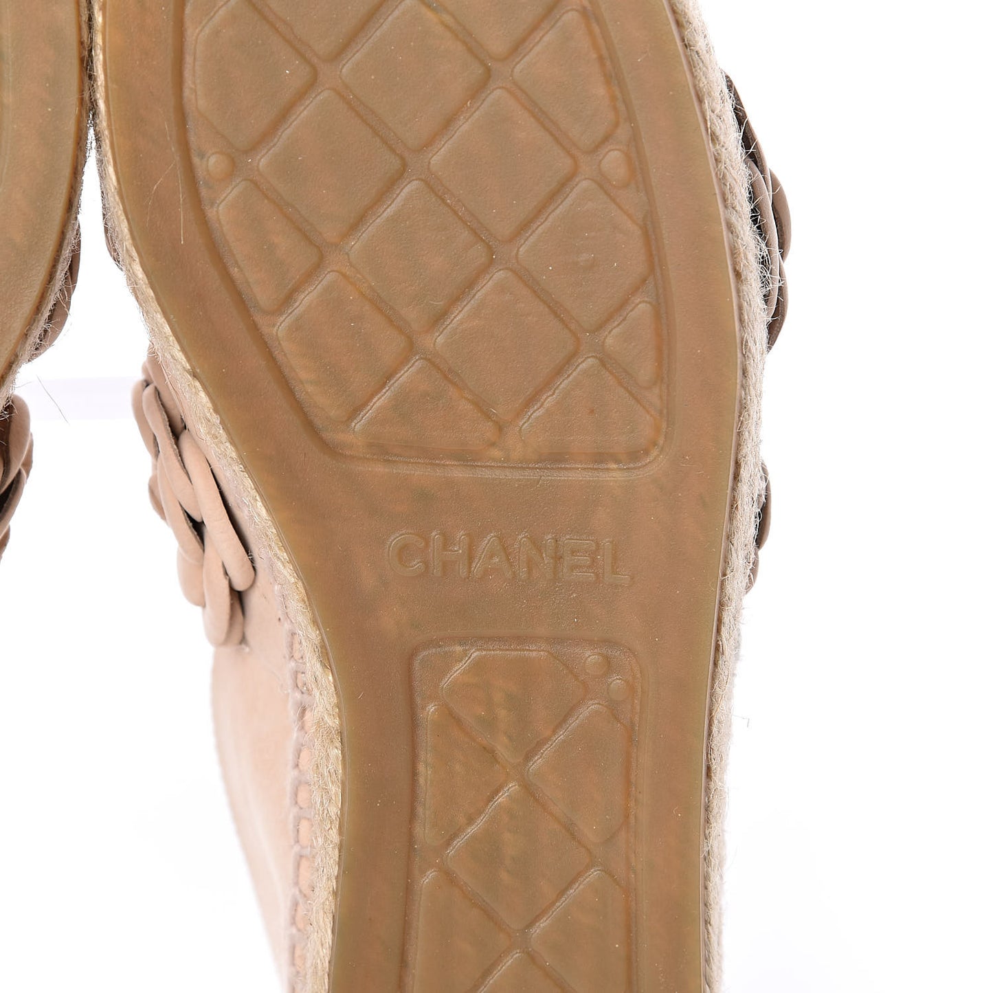 Suede Camellia CC Espadrilles 40 Pink