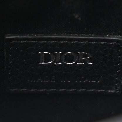 Christian Dior Oblique Saddle Messenger Pouch Beige Black 6 of 10