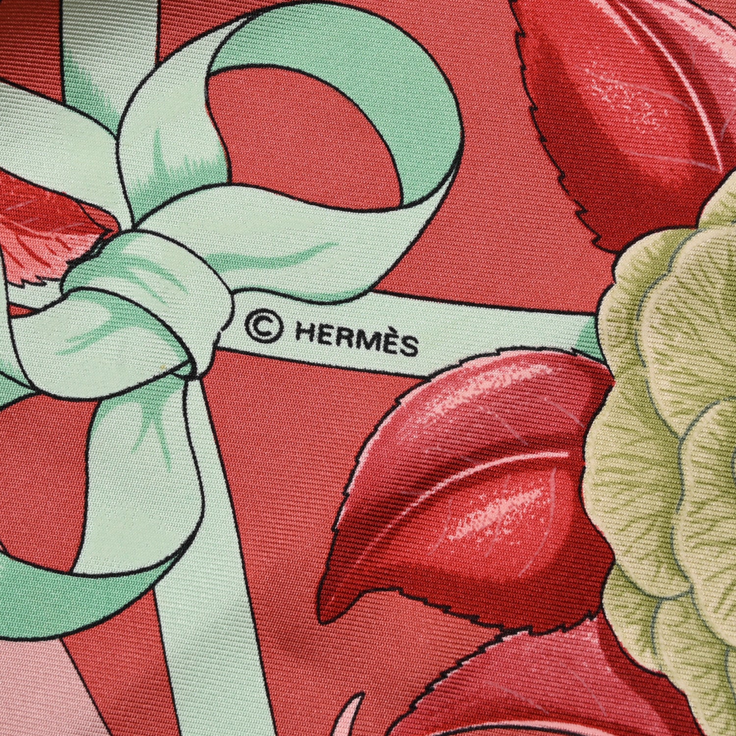 Hermes Silk Fleurs De L'Opera Scarf 90 3 of 4