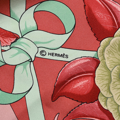Hermes Silk Fleurs De L'Opera Scarf 90 3 of 4