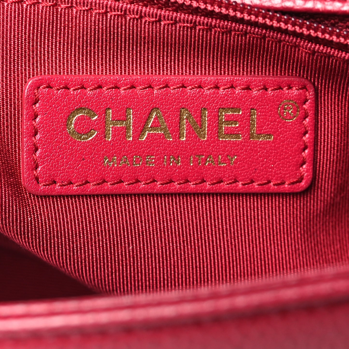 Caviar Quilted Carry Around Flap Bag Red
