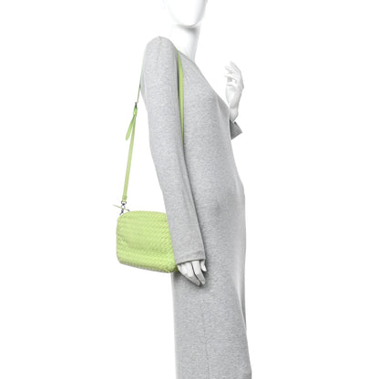 Bottega Veneta Nappa Intrecciato Small Camera Bag Acid Kiwi 2 of 15
