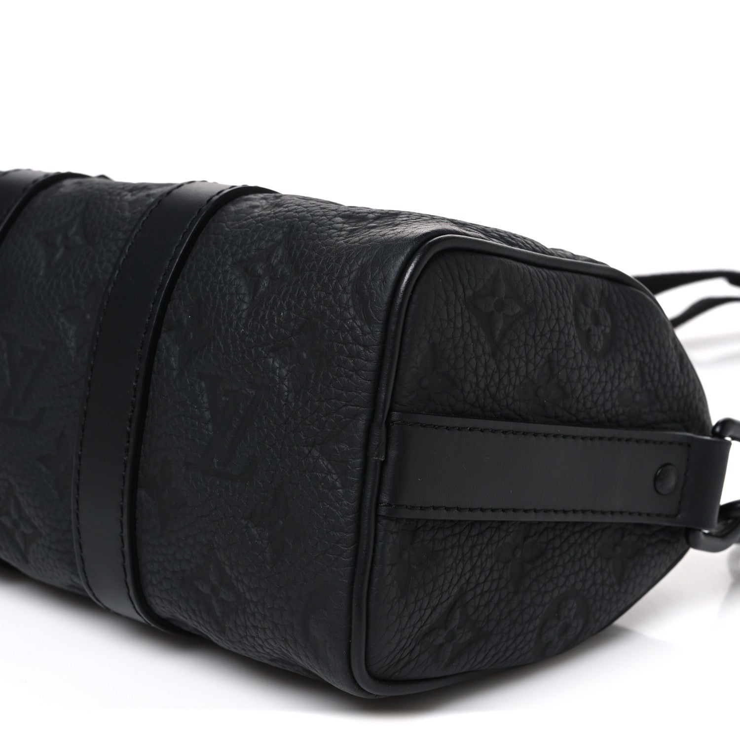 Louis Vuitton Monogram Taurillon Keepall Bandouliere 25 Black 9 of 10