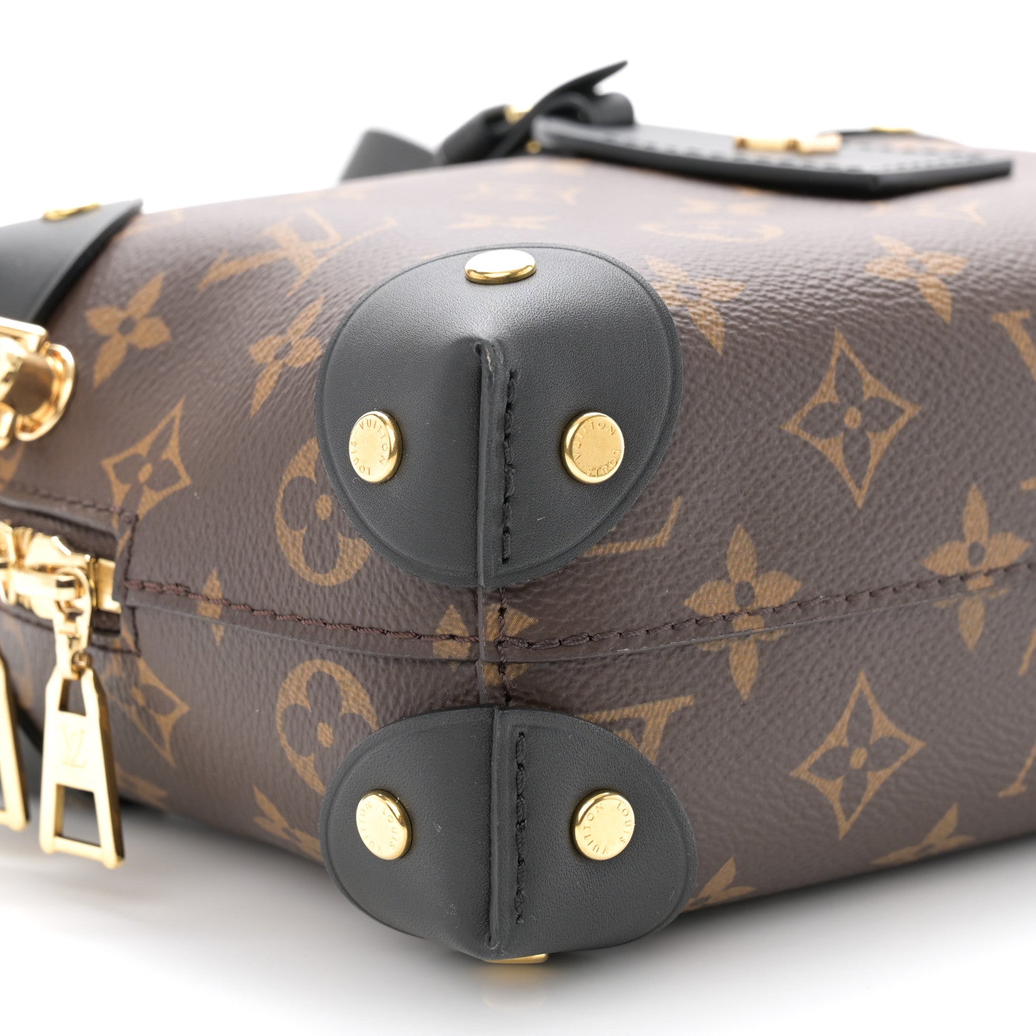 Louis Vuitton Monogram Petite Malle Souple Black 9 of 12