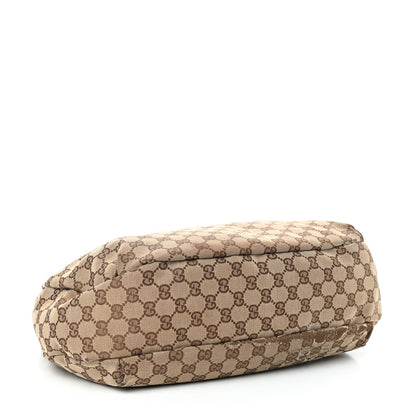 Gucci Monogram Large New Ladies Web Hobo Off White 4 of 11