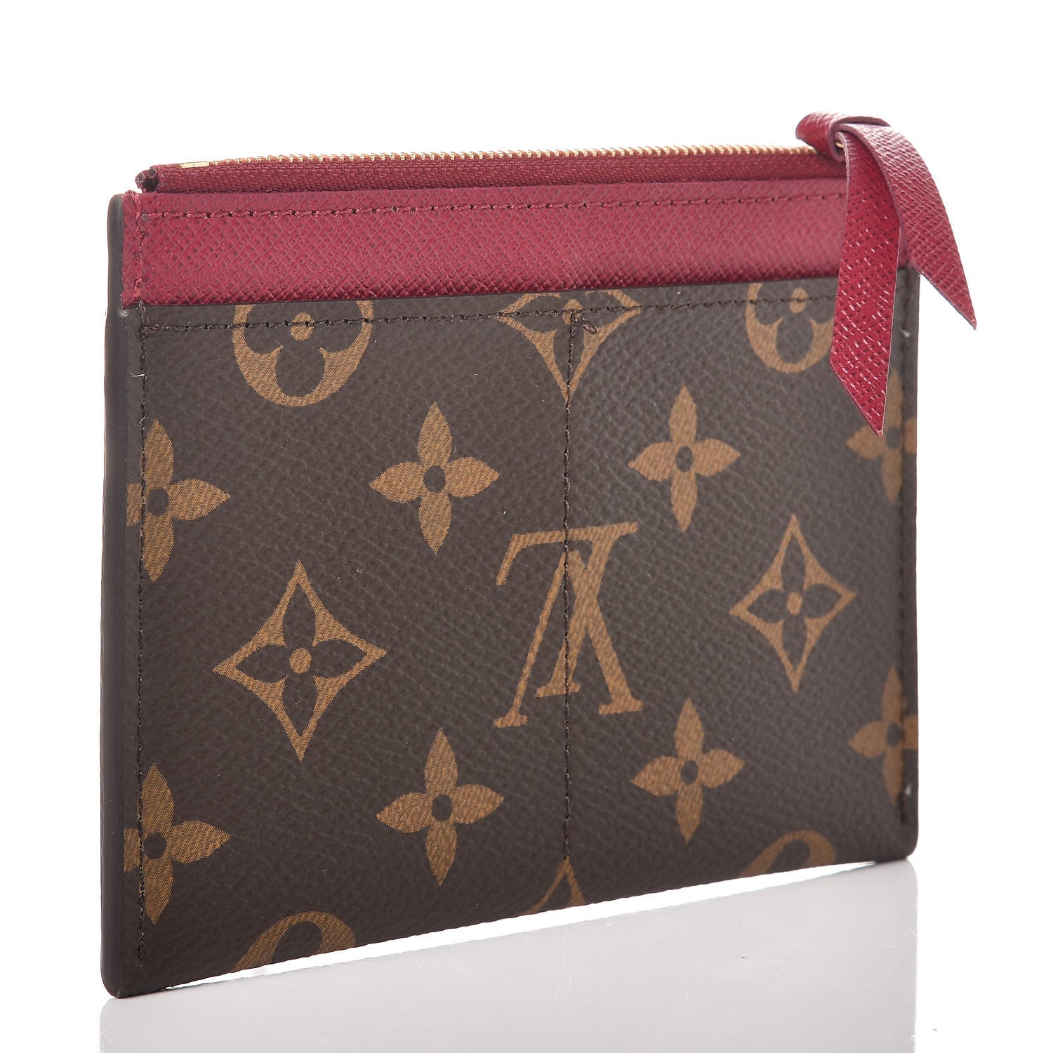 Louis Vuitton Monogram Zipped Card Holder Fuchsia 3 of 8