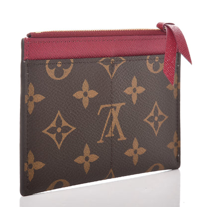 Louis Vuitton Monogram Zipped Card Holder Fuchsia 3 of 8