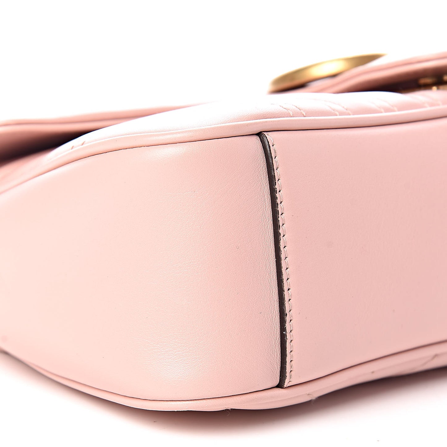 Calfskin Matelasse Small GG Marmont Shoulder Bag Perfect Pink