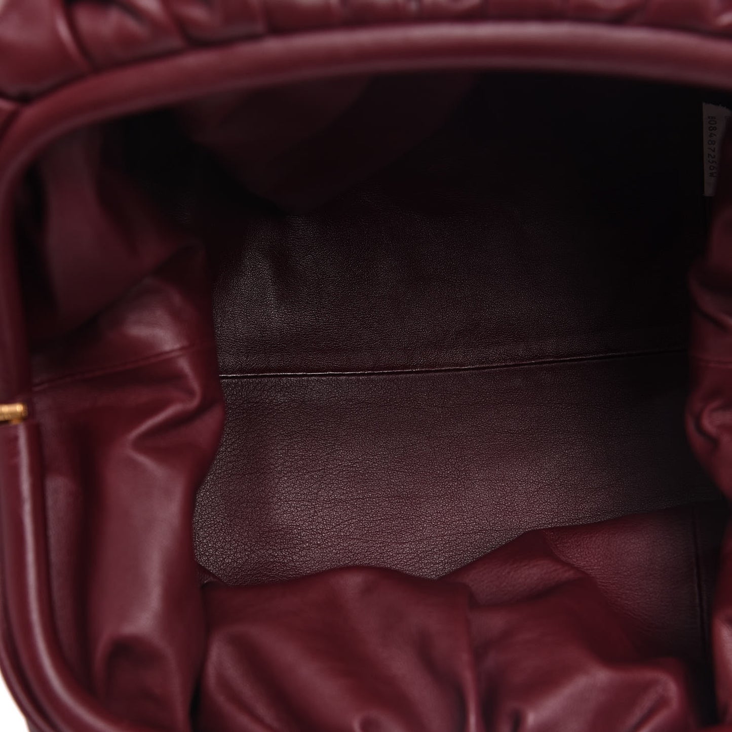 Smooth Butter Calf The Pouch Oversized Clutch Bordeaux