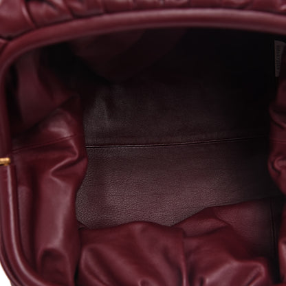 Bottega Veneta Smooth Butter Calf The Pouch Oversized Clutch Bordeaux 5 of 9