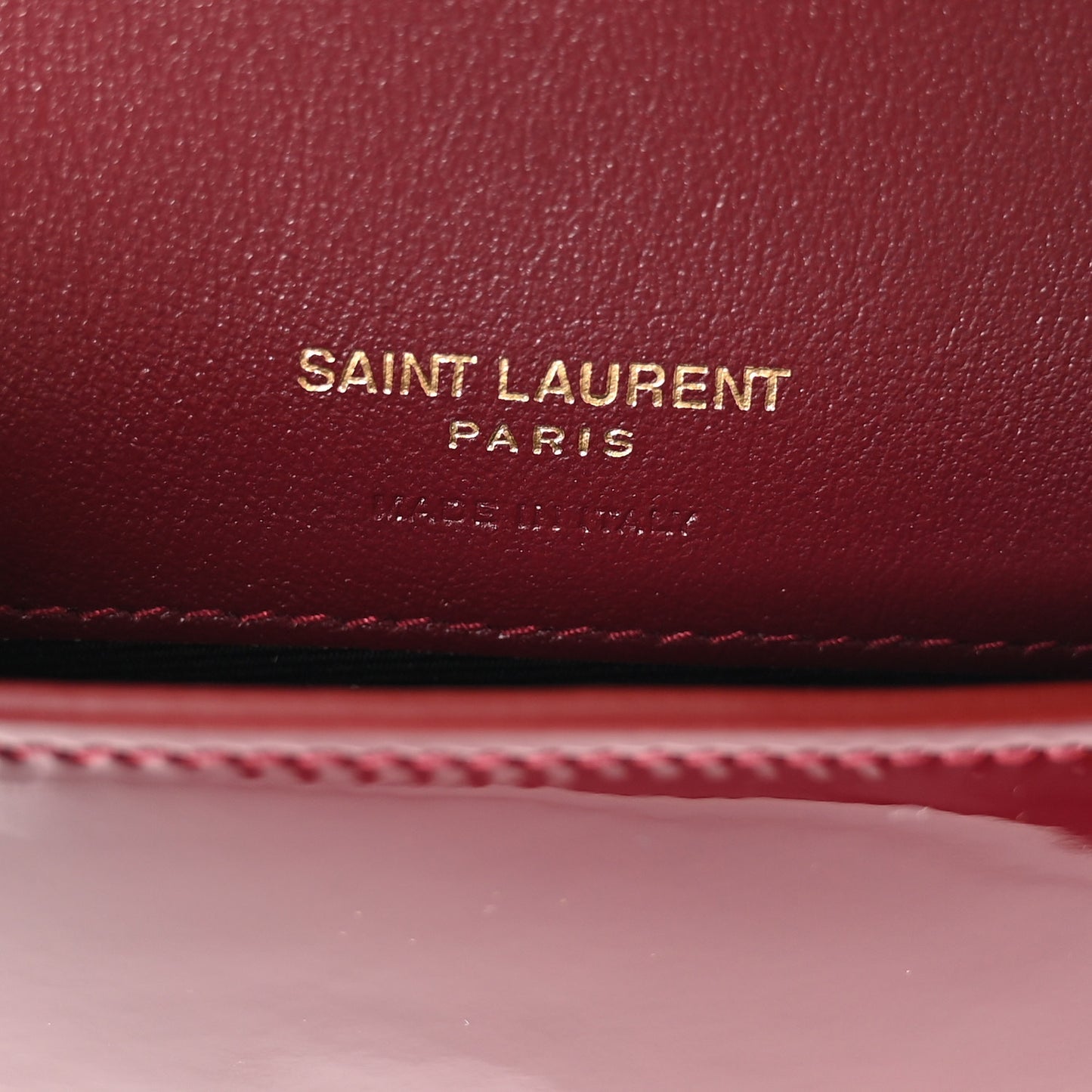 Patent Monogram Phone Holder Crossbody Chataigne