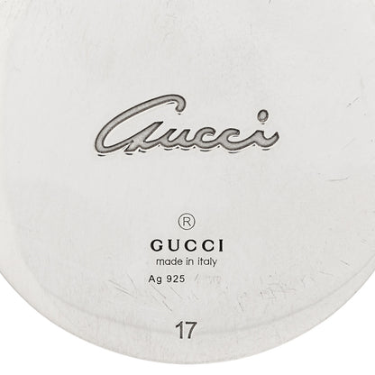 Gucci Sterling Silver Round Flora Chain Bracelet 3 of 3