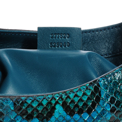 Gucci Python Medium Jackie Shoulder Hobo Malachite Green 7 of 8