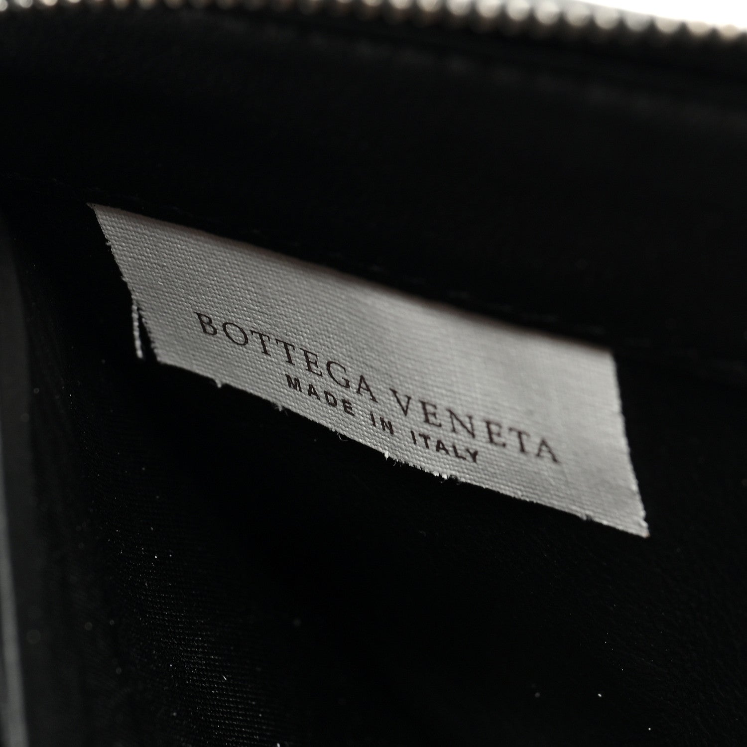 Bottega Veneta Nappa Intrecciato Paint Splatter Print Zip Around Wallet Black 6 of 7