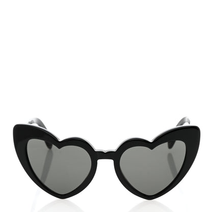Saint Laurent Acetate Heart Frame Loulou SL181 Sunglasses Black 2 of 8