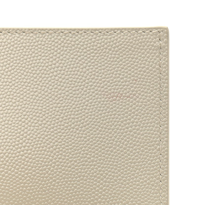 Saint Laurent Grain De Poudre Classic Monogram Kate Tassel Chain Wallet Crema Soft 10 of 11