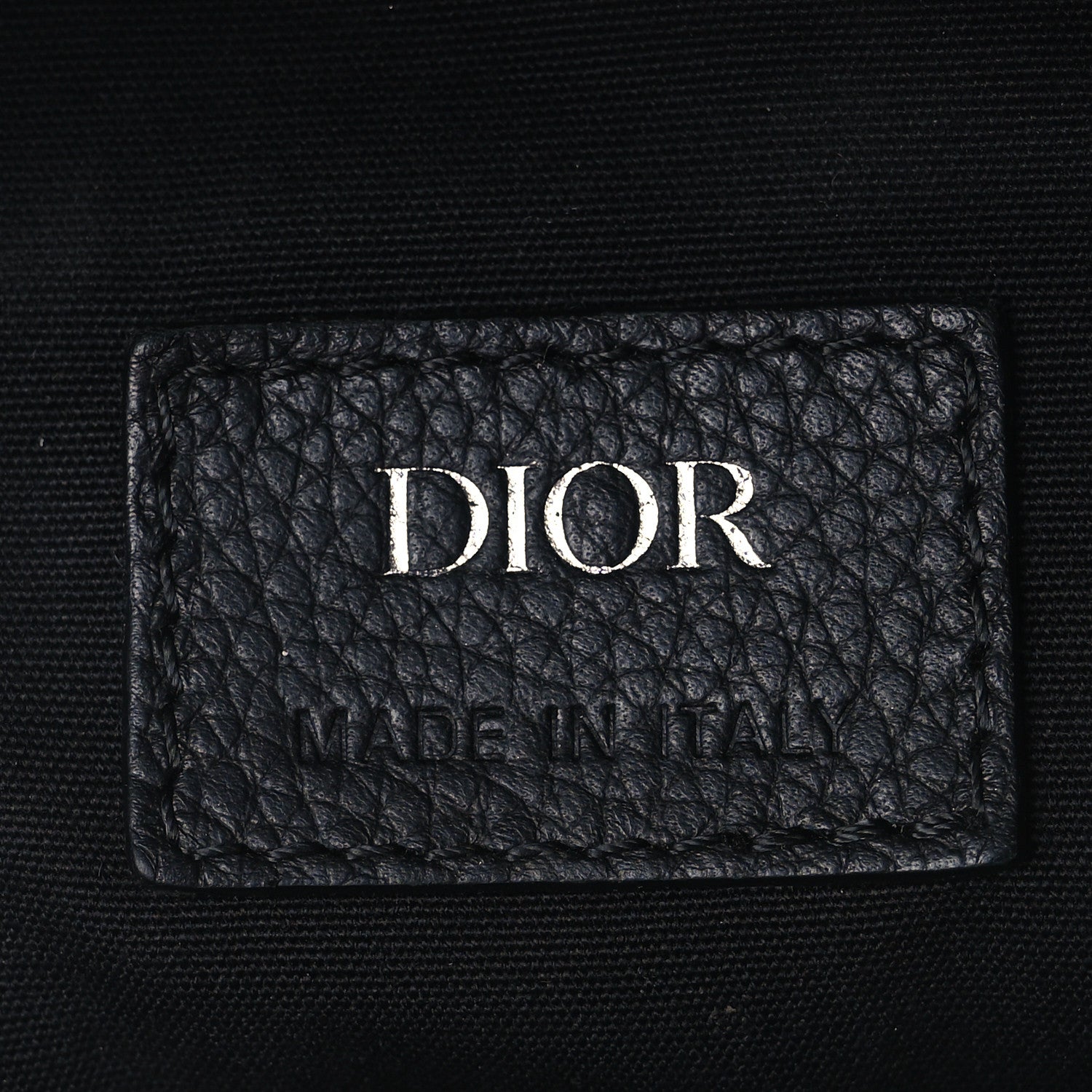 Christian Dior Oblique Mens Saddle Bag Blue 6 of 12