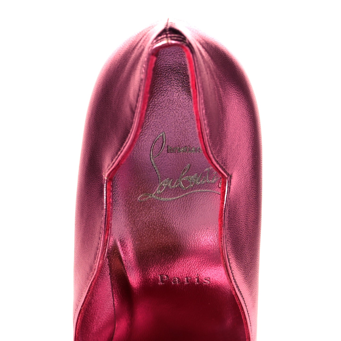 Metallic Patent Hot Chick 100 Pumps 39.5 Pink