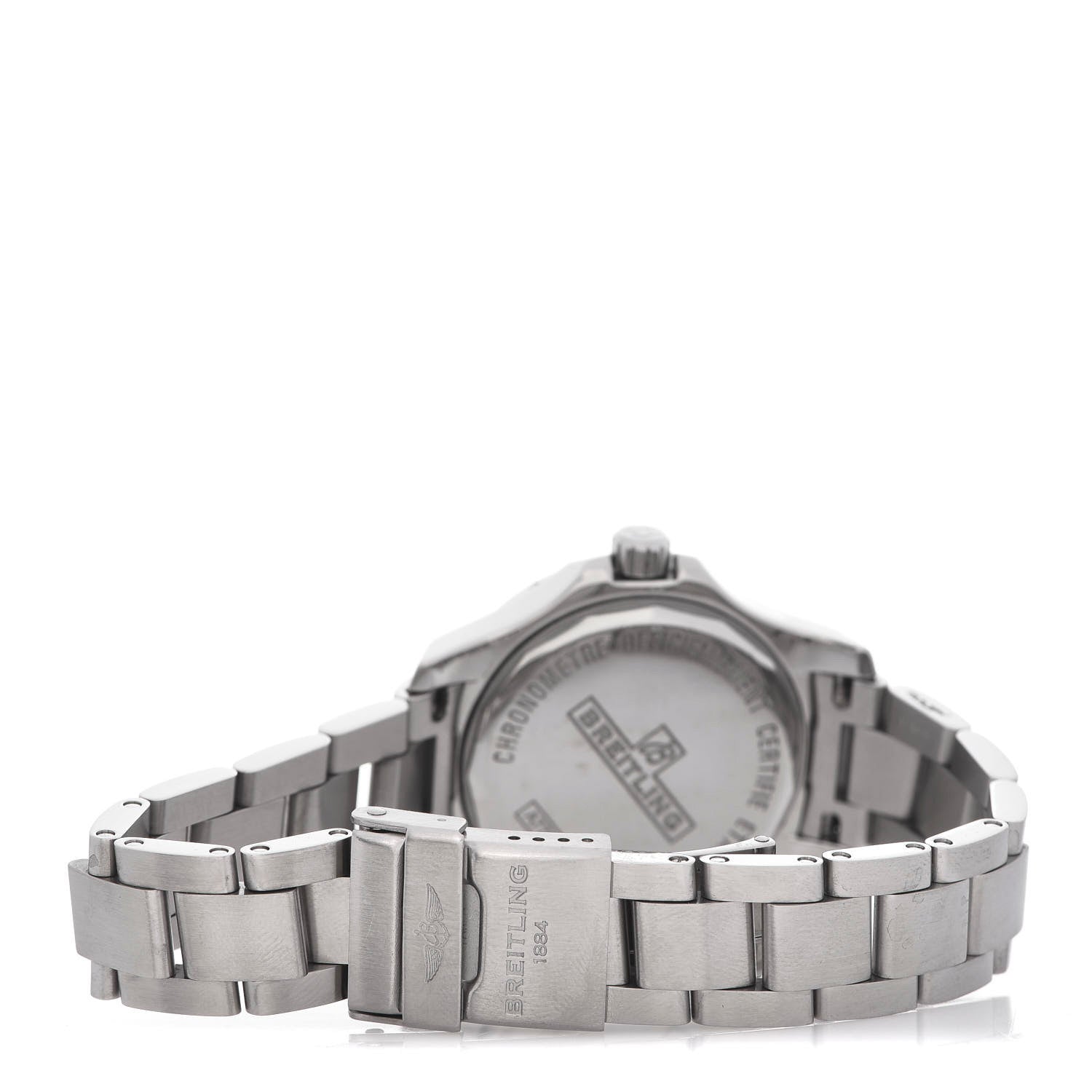 Breitling Stainless Steel 33mm Colt Lady Quartz Watch Black A77388 4 of 5