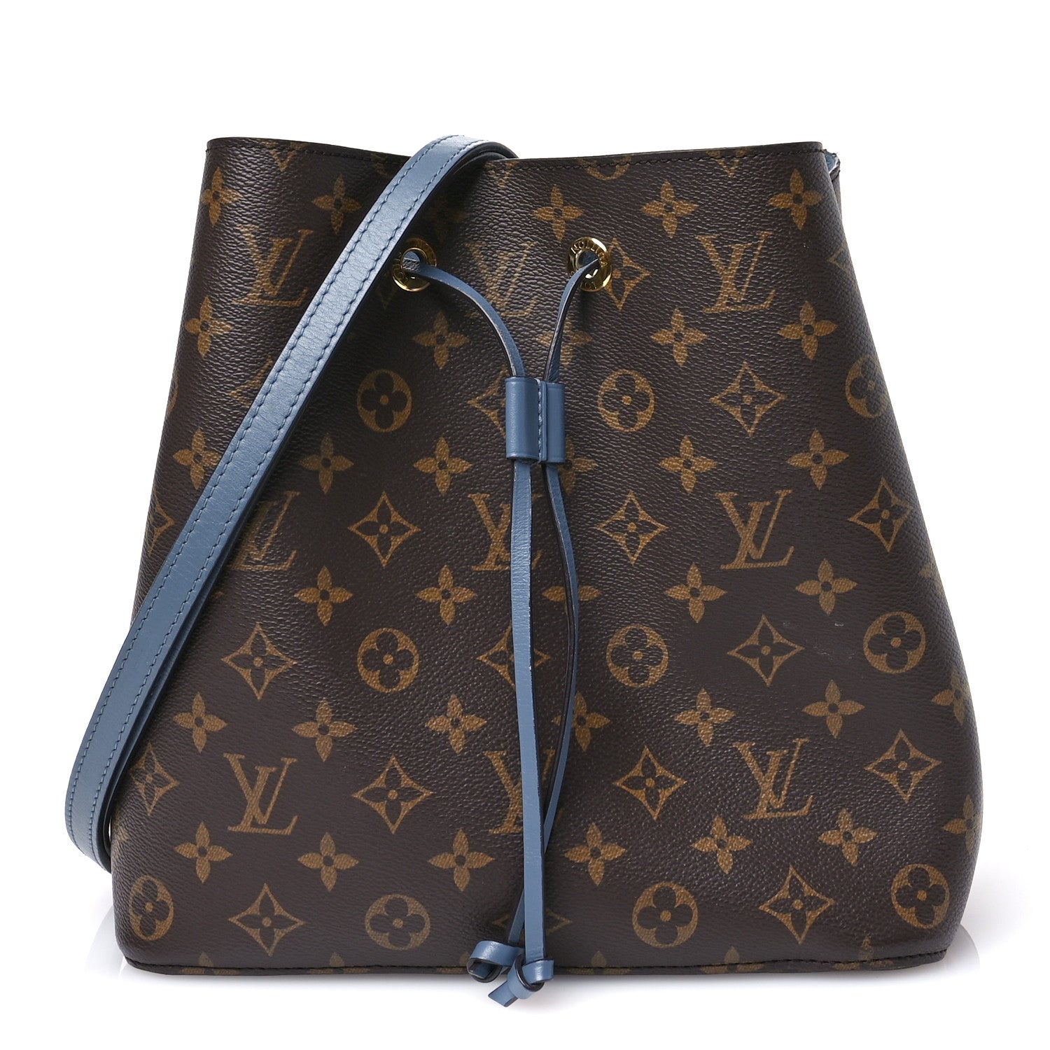 Louis Vuitton Monogram Neonoe MM Blue Jean 1 of 11
