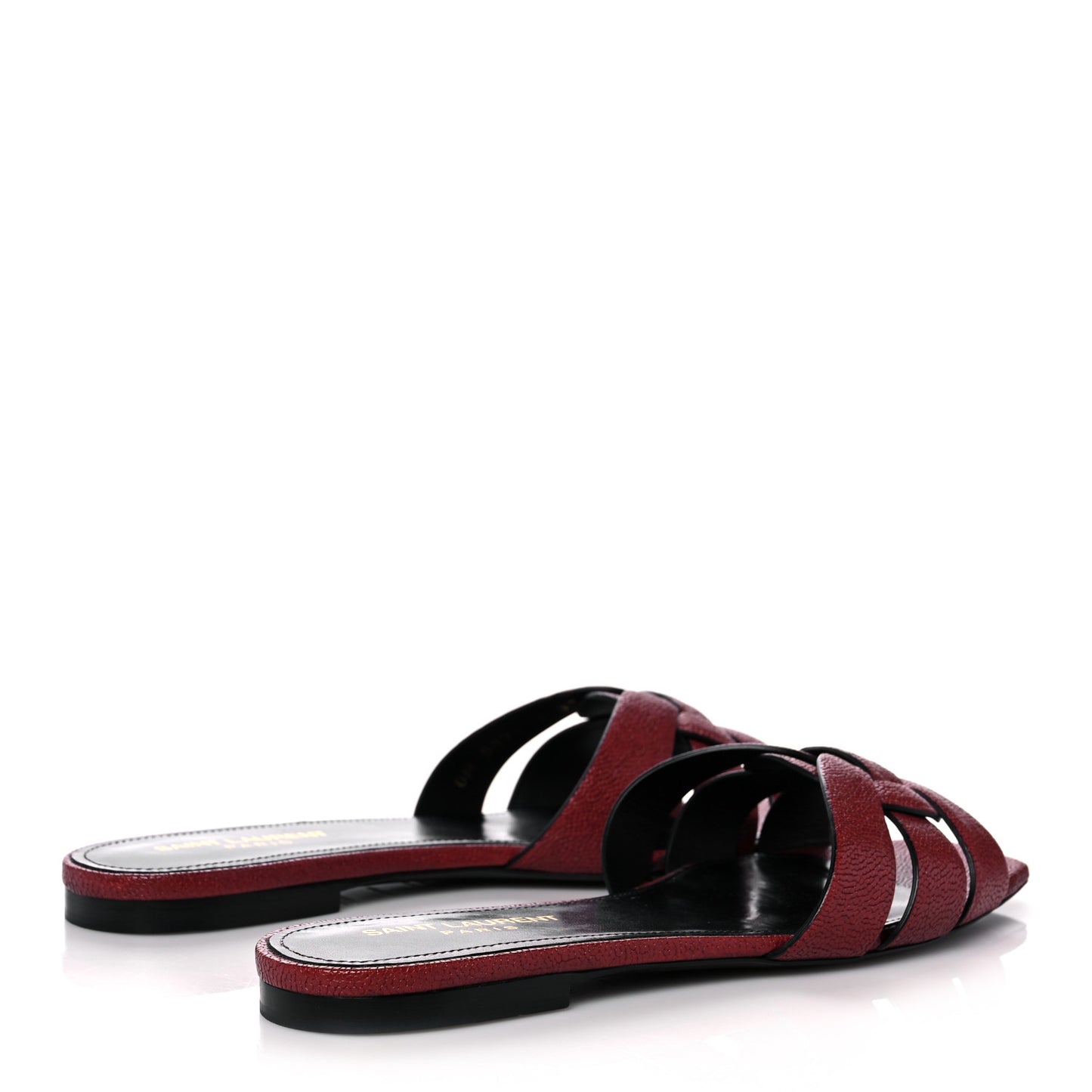 Grain De Poudre Nu Pied 05 Slide Sandals 37.5 Cordovan
