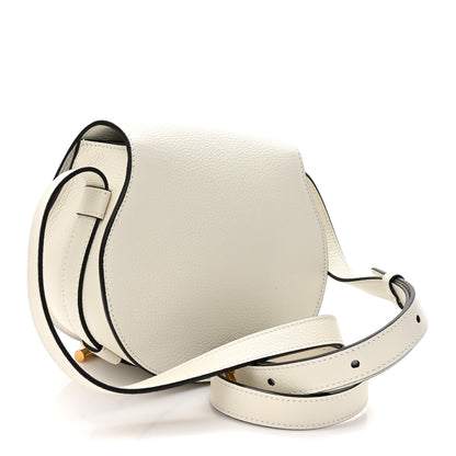 Chloe Calfskin Mini Marcie Round Crossbody Bag Abstract White 3 of 9