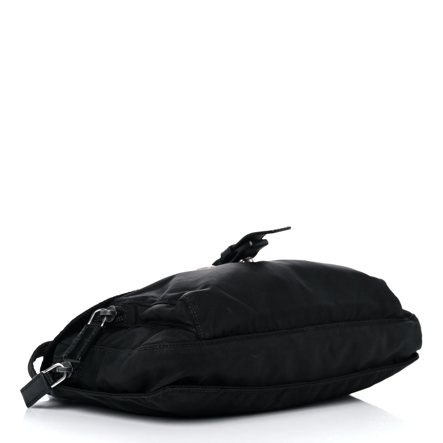 Prada Nylon Messenger Bag Black 3 of 14