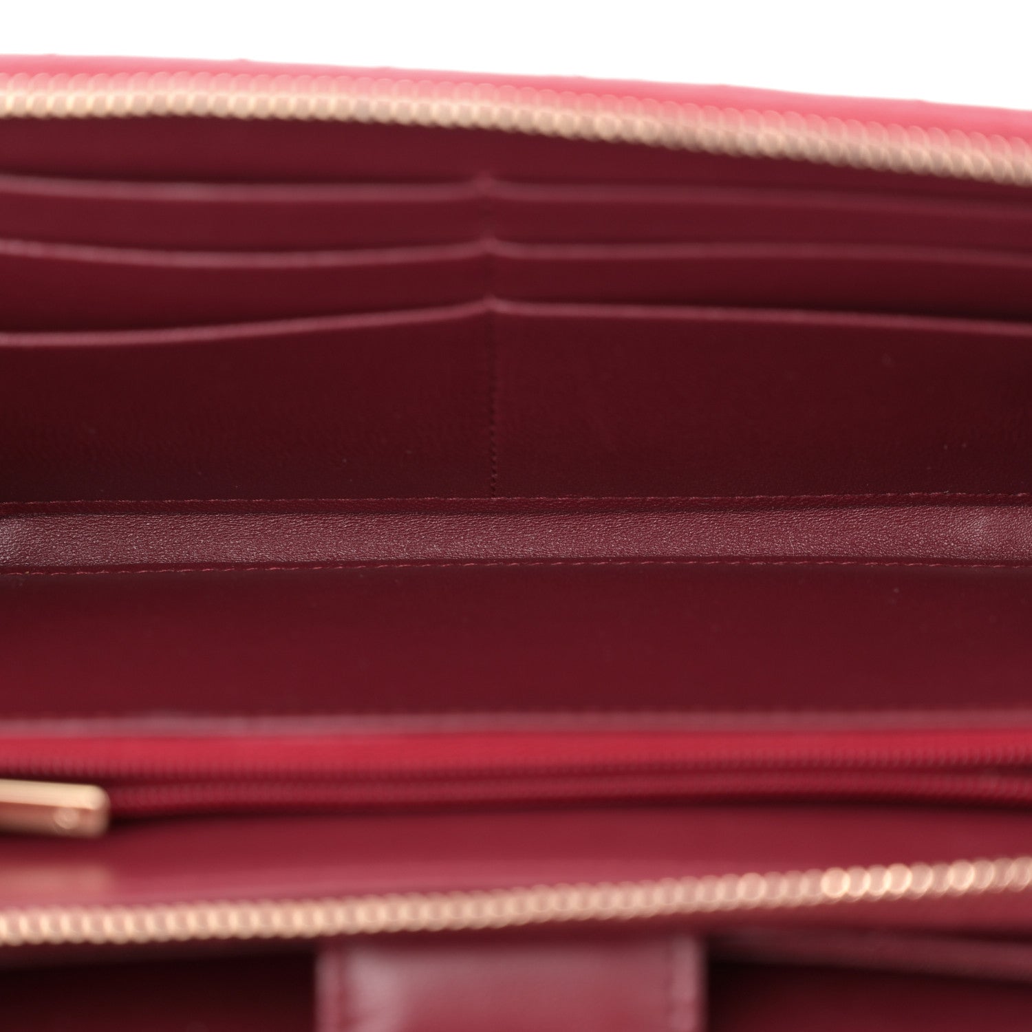 Chanel Lambskin Quilted Phone Holder Wallet on Removable Chain Burgundy 7 of 13