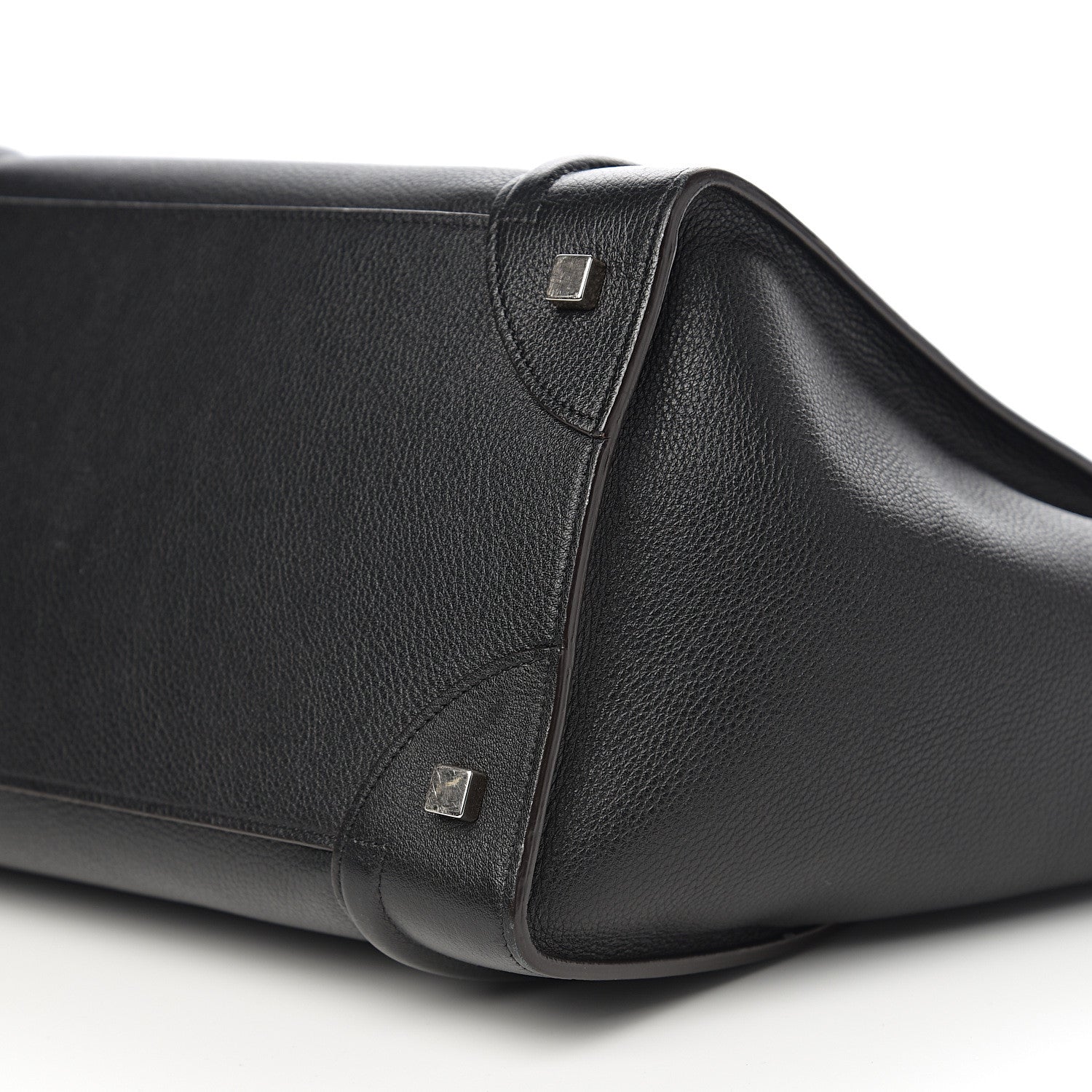 Celine Drummed Calfskin Mini Luggage Black 9 of 11