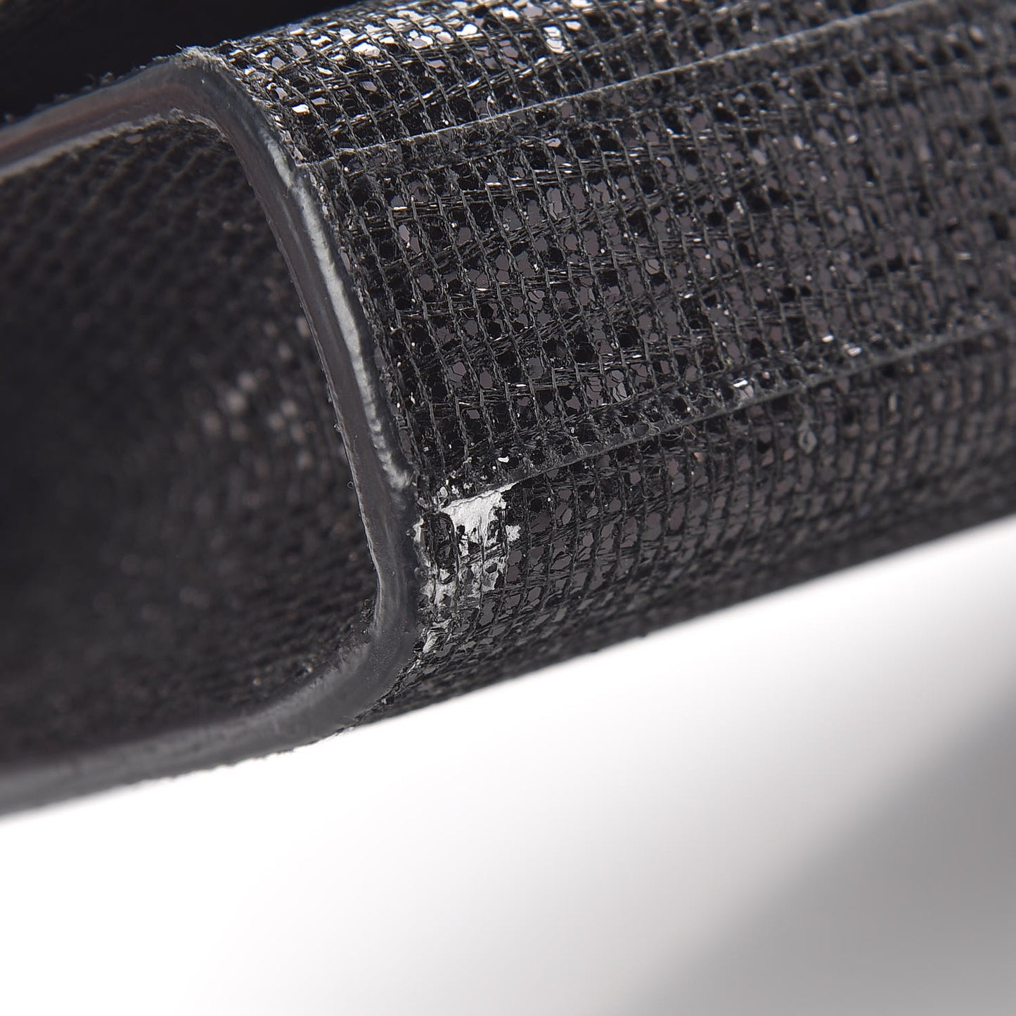 Glitter Classic Monogram Cassandre Clutch Black