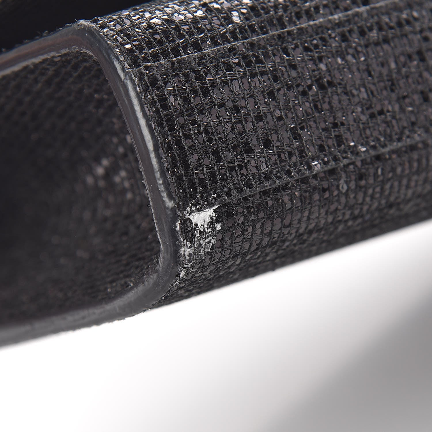 Saint Laurent Glitter Classic Monogram Cassandre Clutch Black 11 of 11